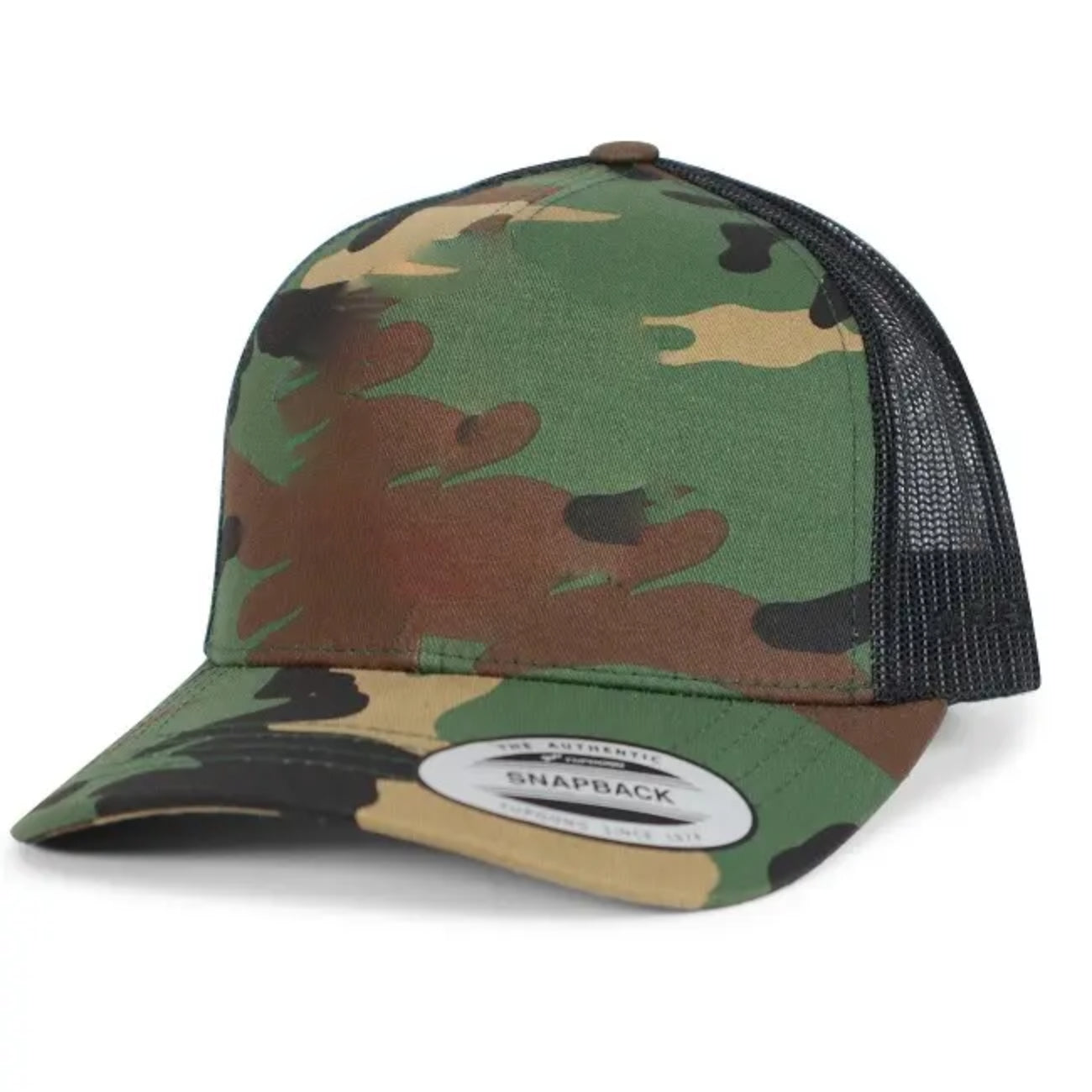 Yupoong 6606T Camo Classic Retro Trucker Cap