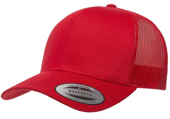 Yupoong 6606 Classic Retro Wade Trucker Hat.