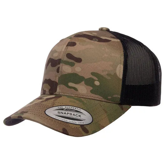 Yupoong 6606MC Retro Trucker Multicam Cap