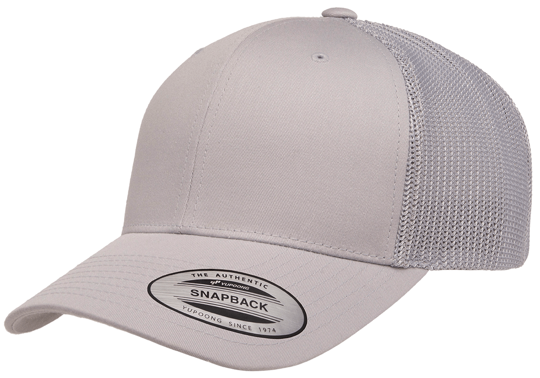 Yupoong 6606 Classic Retro Wade Trucker Hat.