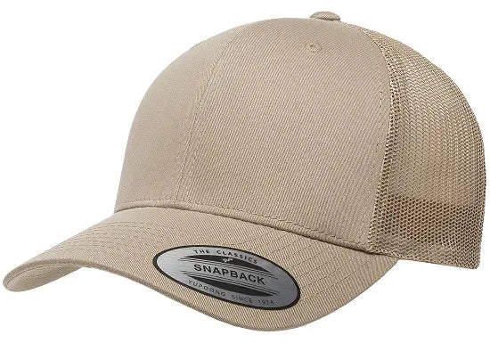 Yupoong 6606 Classic Retro Wade Trucker Hat.